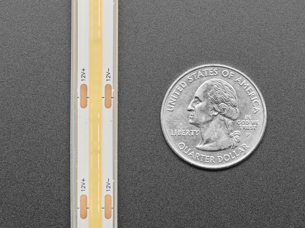 Ultra Flexible White LED Strip - 480 LED per meter - 1m long -