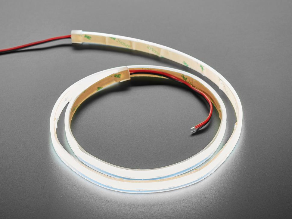 Ultra Flexible White LED Strip - 480 LED per meter - 1m long -