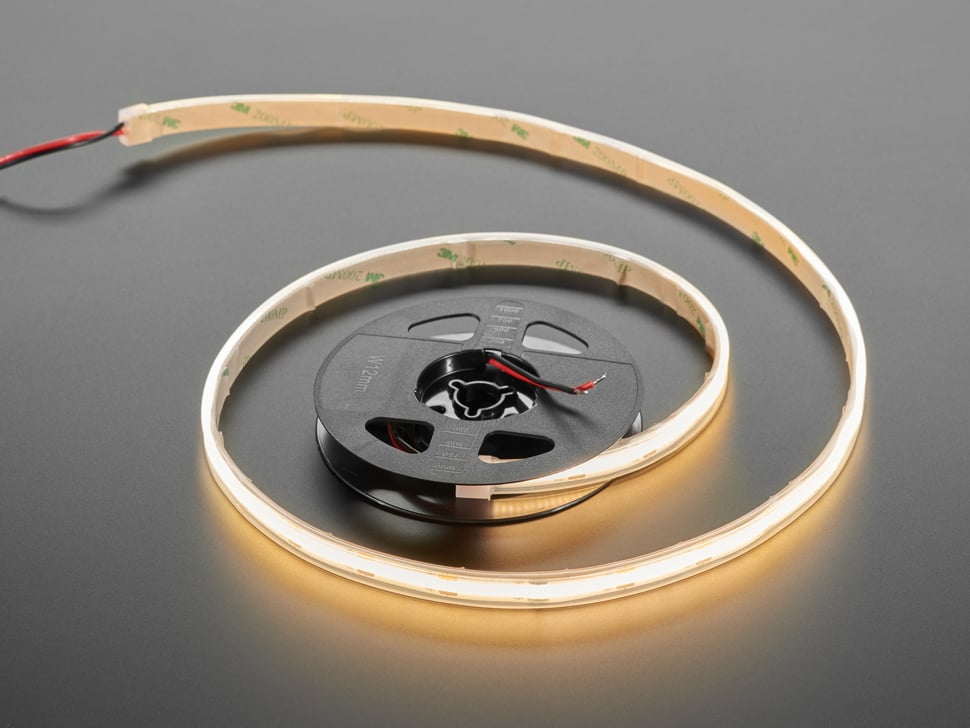 Ultra Flexible White LED Strip -  480 LED per meter - 1m long