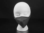 Adult PM2.5 Filtering Face Mask With 4 Filter Inserts - Black