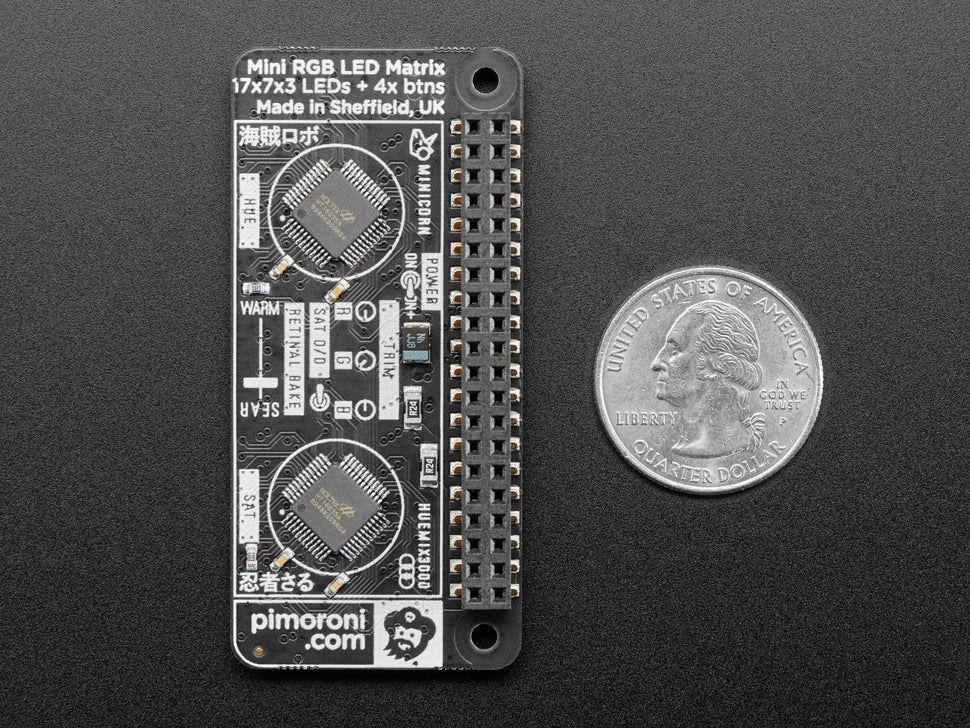 Pimoroni Unicorn HAT Mini for Raspberry Pi