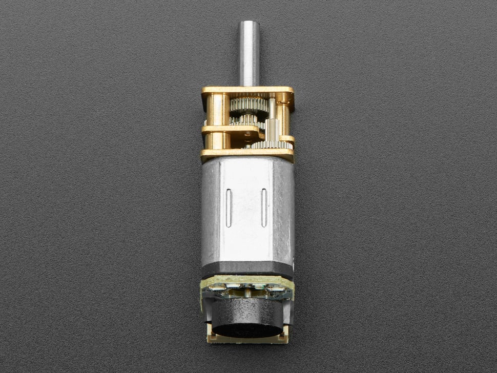 N20 DC Motor with Magnetic Encoder - 6V with 1:100 Gear Ratio