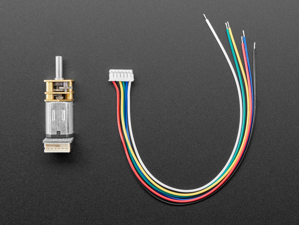 N20 DC Motor with Magnetic Encoder - 6V with 1:150 Gear Ratio