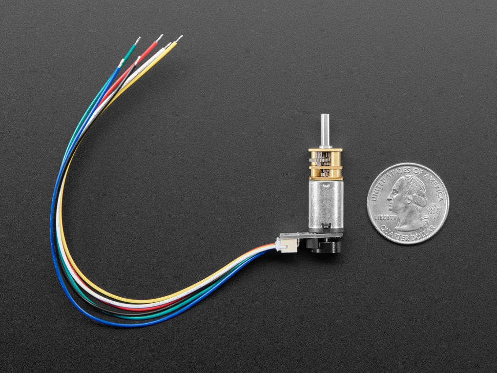 N20 DC Motor with Magnetic Encoder - 6V with 1:150 Gear Ratio