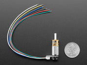 N20 DC Motor with Magnetic Encoder - 6V with 1:298 Gear Ratio