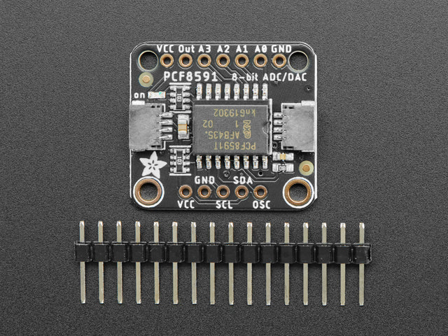 Adafruit PCF8591 Quad 8-bit ADC + 8-bit DAC - STEMMA QT / Qwiic