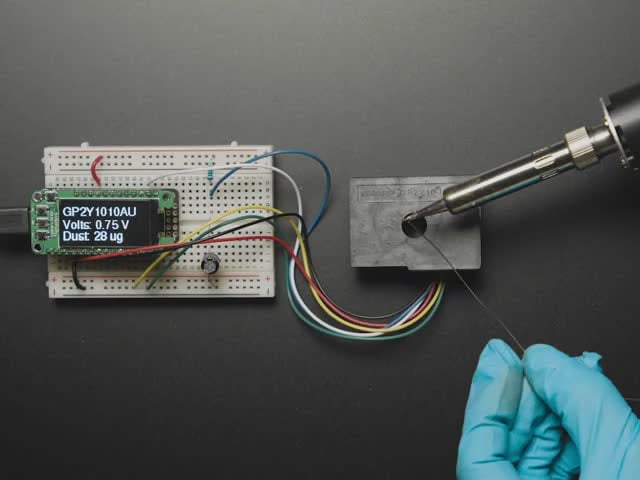 Dust Sensor Module Kit - GP2Y1014AU0F with Cable