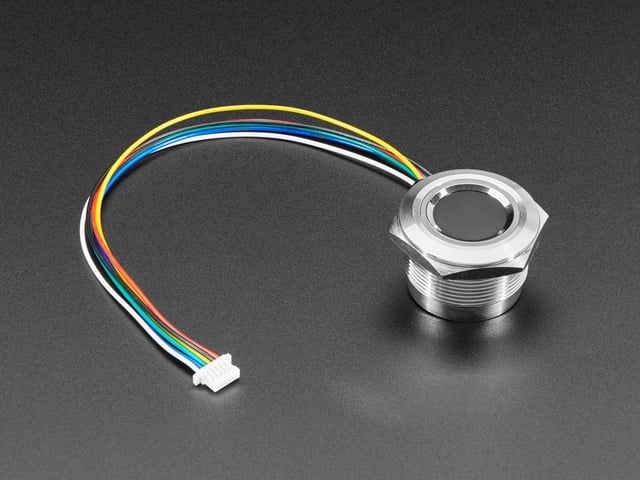 Rugged Panel Mount Fingerprint Sensor with Bi-Color LED Ring