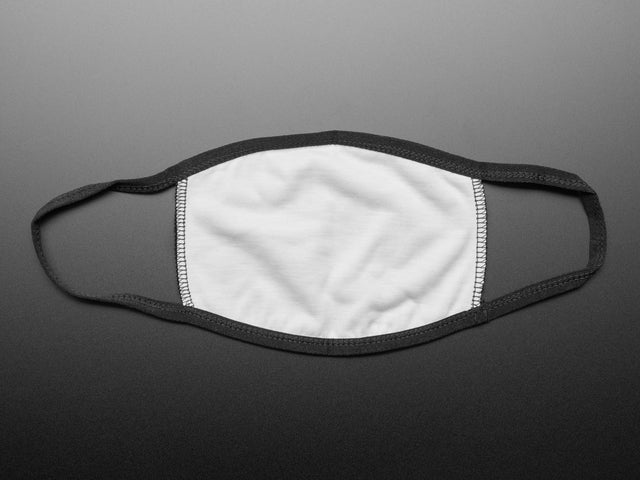 Simple Black 3-Layer Cotton Mask - Adult Size