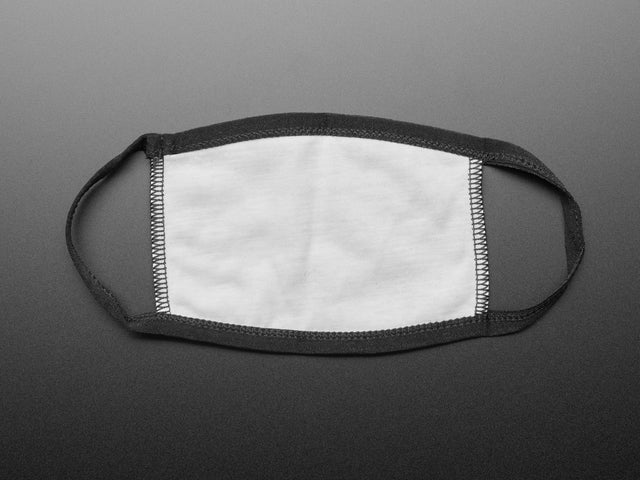 Simple Black 3-Layer Cotton Mask - Child Size