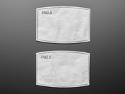 Adult PM2.5 Filtering Face Mask With 2 Filter Inserts