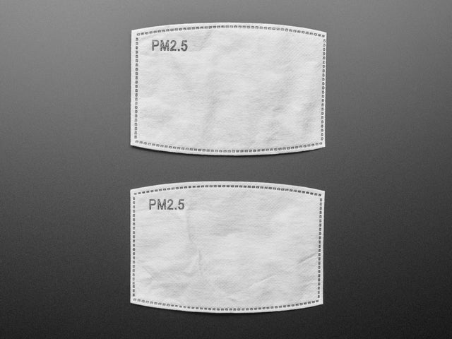 Adult PM2.5 Filtering Face Mask With 2 Filter Inserts