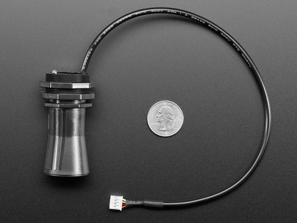 Large Ultrasonic (Sonar) Sensor with Horn and UART Output