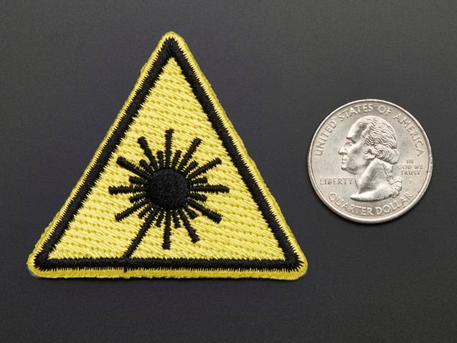 Laser cutter - Skill badge, iron-on patch