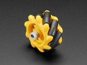 Right Mecanum Wheel - 48mm Diameter - TT Motor or Cross Axle