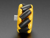 Right Mecanum Wheel - 48mm Diameter - TT Motor or Cross Axle