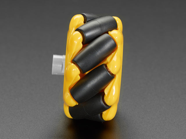 Right Mecanum Wheel - 48mm Diameter - TT Motor or Cross Axle