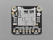 Adafruit Micro SD SPI or SDIO Card Breakout Board - 3V ONLY!