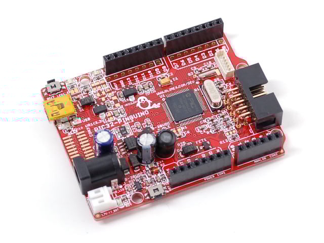 PIC32 Pinguino - PIC32MX440F256H dev board