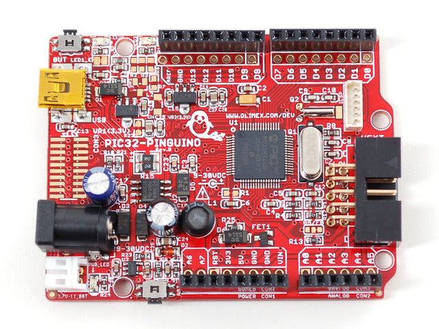 PIC32 Pinguino - PIC32MX440F256H dev board