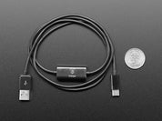 USB Type C Cable with Data/Charge Switch
