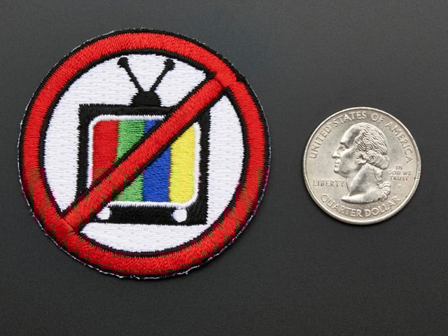 TV-B-Gone, Skill badge, iron-on patch