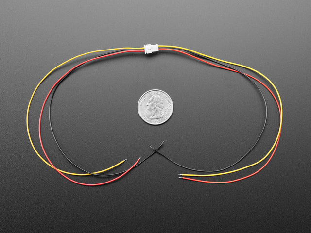 1.25mm Pitch 3-pin Cable Matching Pair - 40cm long