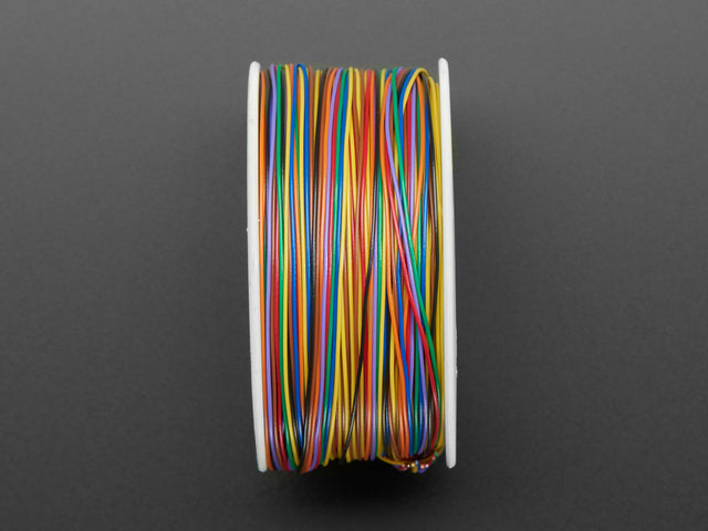 Rainbow "Wire Wrap" Thin 30 AWG Prototyping & Repair Wire