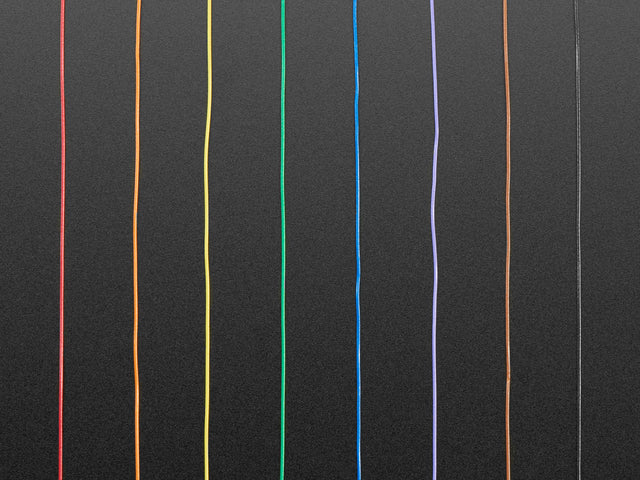 Rainbow "Wire Wrap" Thin 30 AWG Prototyping & Repair Wire