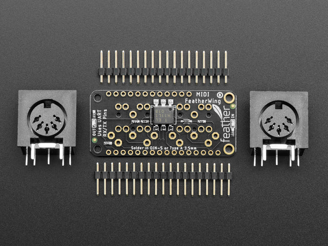 Adafruit MIDI FeatherWing Kit