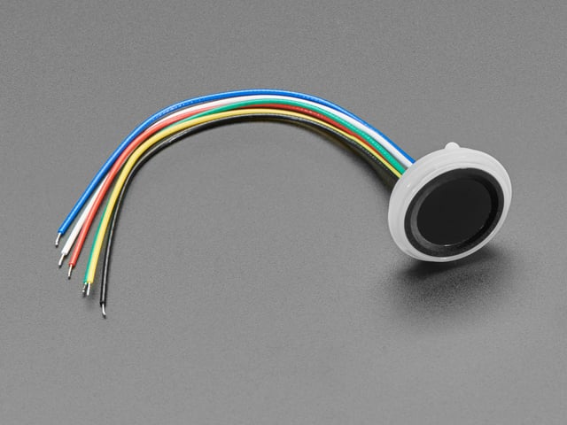 Ultra-Slim Round Fingerprint Sensor and 6-pin Cable