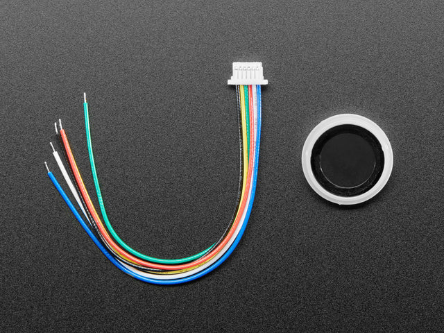 Ultra-Slim Round Fingerprint Sensor and 6-pin Cable