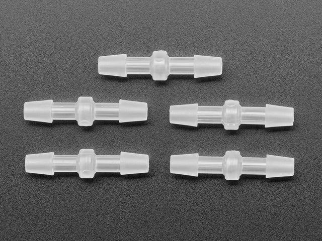 2-Prong Barbed Fitting Connector for Silicone Tubing - 5-pack
