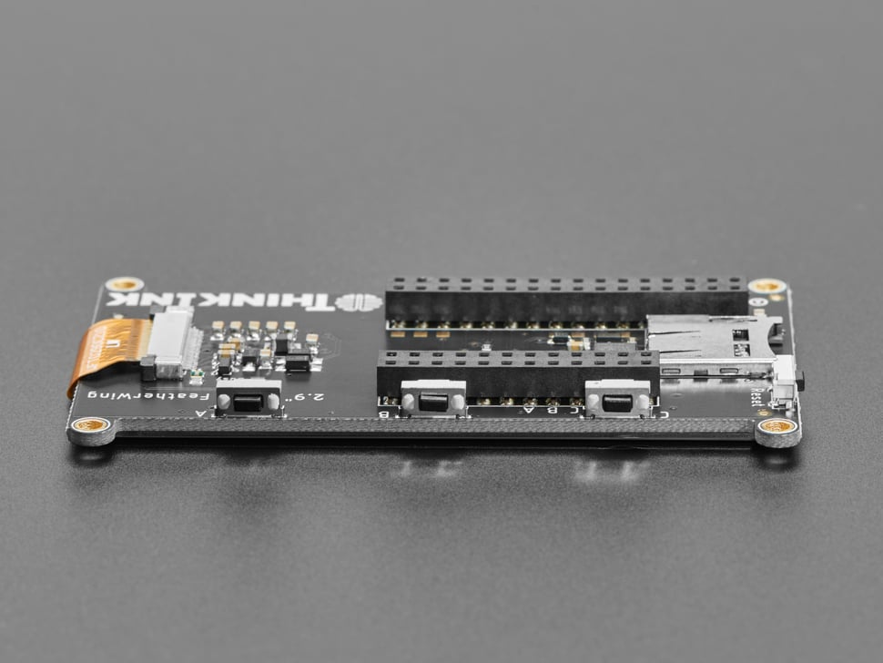 Adafruit 2.9" Grayscale eInk / ePaper Display FeatherWing