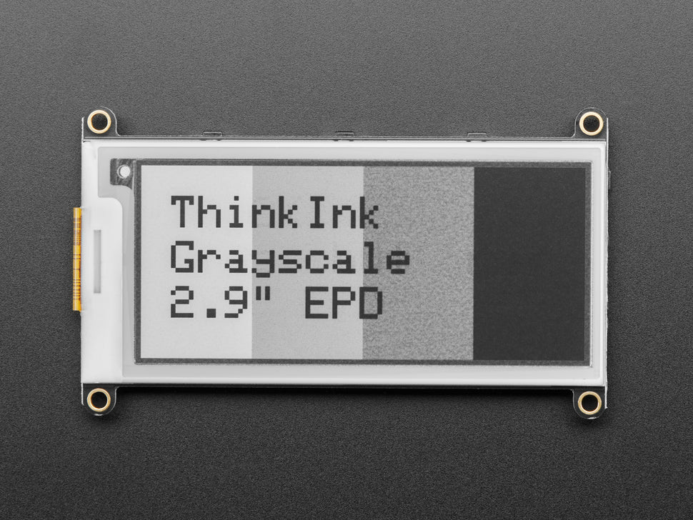 Adafruit 2.9" Grayscale eInk / ePaper Display FeatherWing