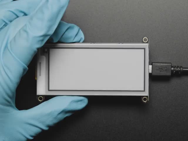 Adafruit 2.9" Grayscale eInk / ePaper Display FeatherWing