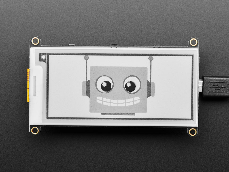 Adafruit 2.9" Grayscale eInk / ePaper Display FeatherWing