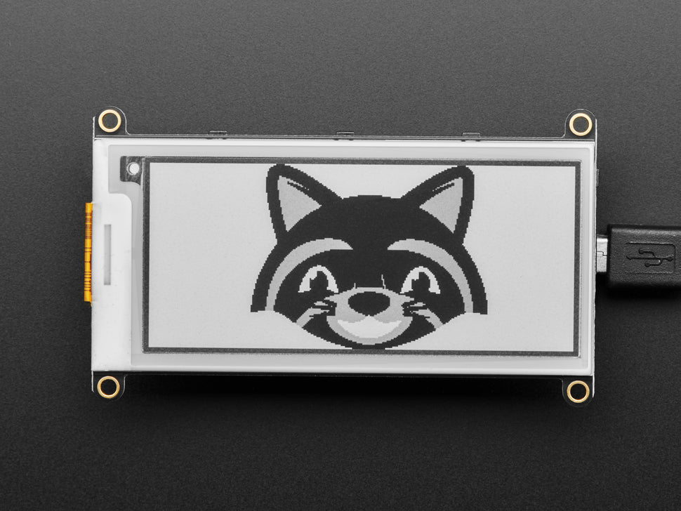 Adafruit 2.9" Grayscale eInk / ePaper Display FeatherWing