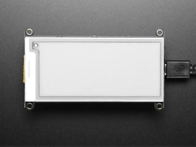 Adafruit 2.9" Tri-Color eInk / ePaper Display FeatherWing