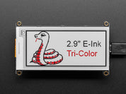 Adafruit 2.9" Tri-Color eInk / ePaper Display FeatherWing