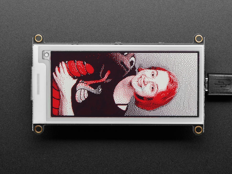 Adafruit 2.9" Tri-Color eInk / ePaper Display FeatherWing