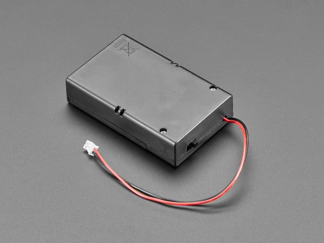 3x AA Battery Holder with On/Off Switch and 2-Pin JST