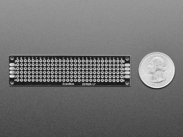 Universal Proto-board PCBs 2cm x 8cm - 3 Pack
