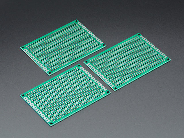 Universal Proto-Board PCBs 5cm x 7cm - 3 Pack