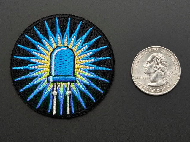 LEDs - Skill badge, iron-on patch