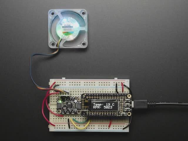 Adafruit EMC2101 I2C PC Fan Controller and Temperature Sensor