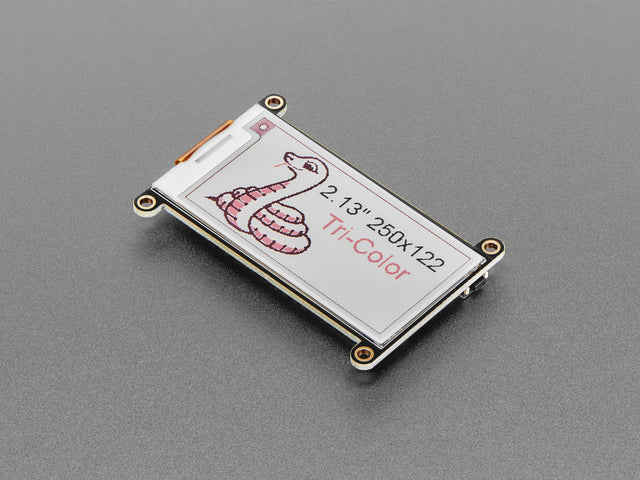Adafruit 2.13" HD Tri-Color eInk / ePaper Display FeatherWing