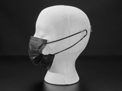 Standard Adult Disposable Masks - Black Surgical-Style - 50 pk