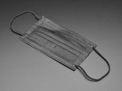 Standard Adult Disposable Masks - Black Surgical-Style - 50 pk