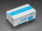 Standard Adult Disposable Masks - Black Surgical-Style - 50 pk